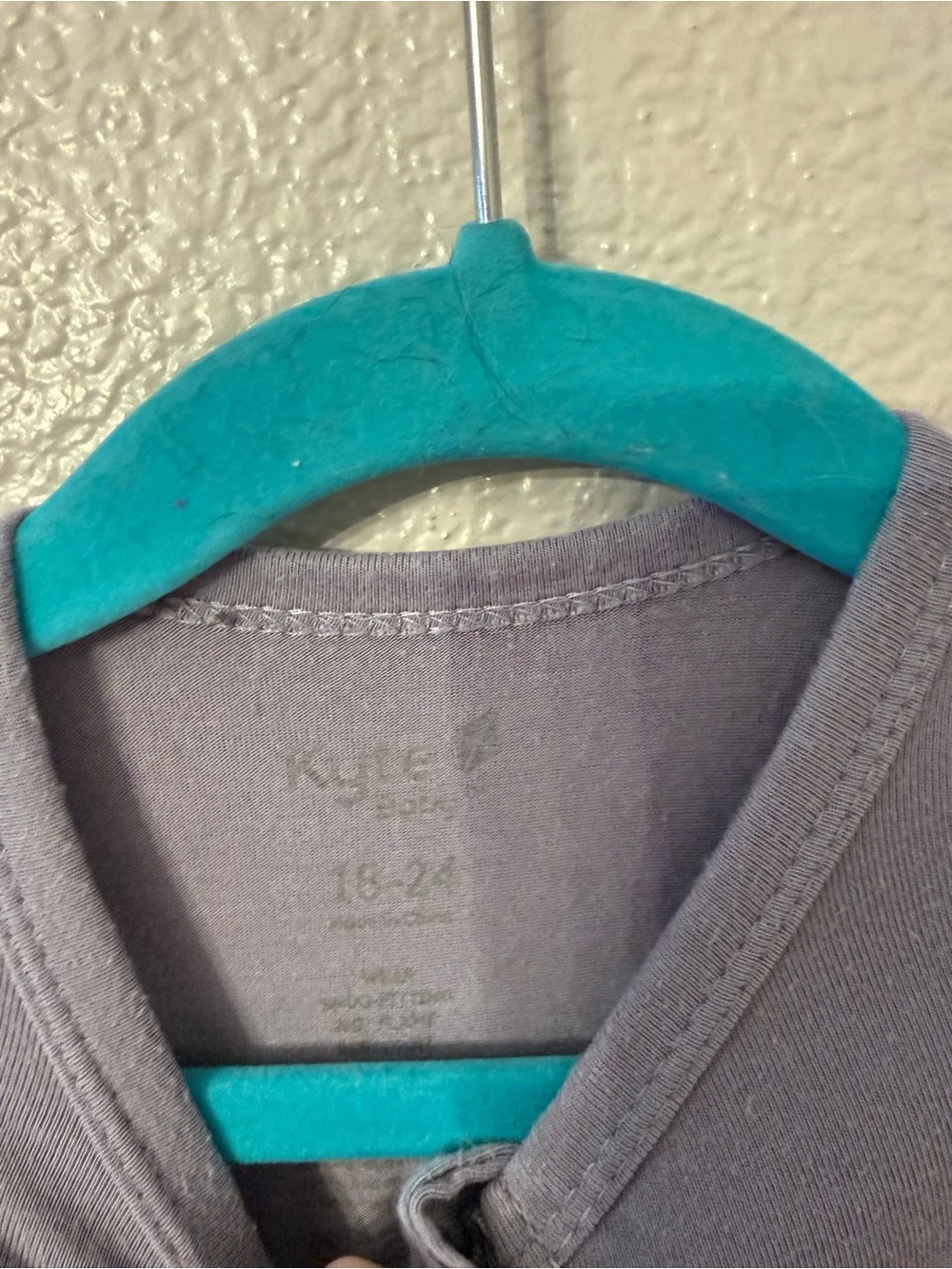 Kyte BABY Gray Long-Sleeve Zipped One-Piece Footie